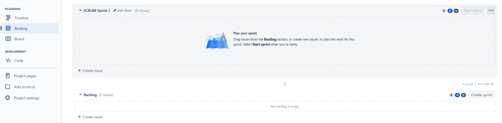 Product Backlog Interface